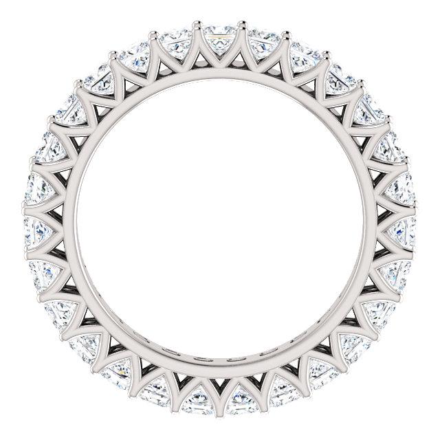 2.85ct Princess Lab Grown Diamond Eternity Band