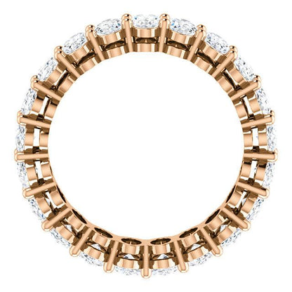 6.30ct Oval Moissanite Eternity Band - I Heart Moissanites