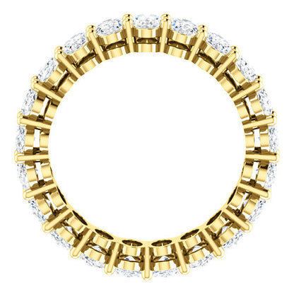 6.30ct Oval Moissanite Eternity Band - I Heart Moissanites
