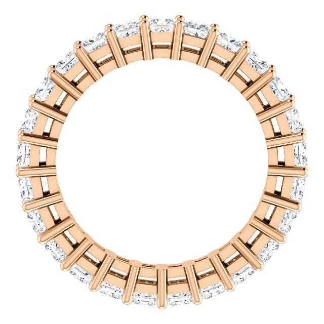 3.75ct Princess Moissanite Eternity Band - I Heart Moissanites