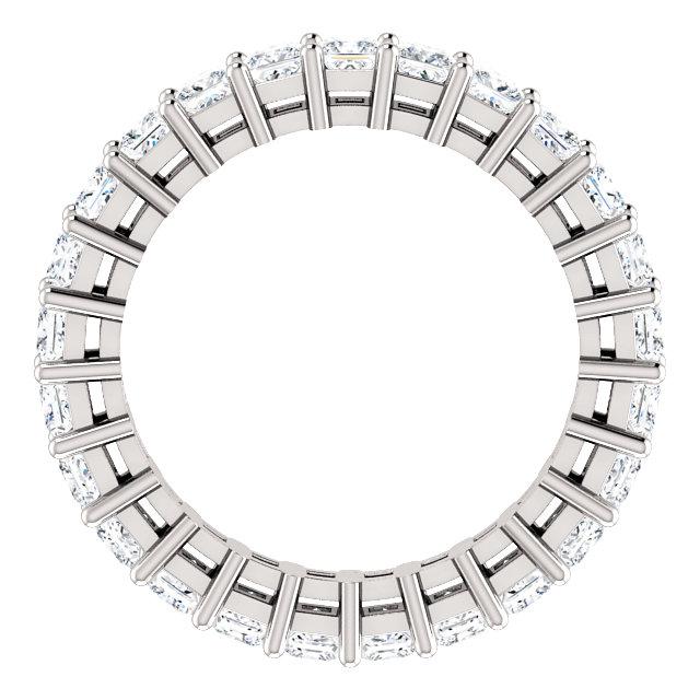 3.75ct Princess Moissanite Eternity Band - I Heart Moissanites