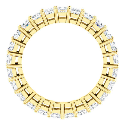 3.75ct Princess Moissanite Eternity Band - I Heart Moissanites