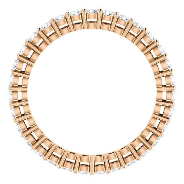 0.93ct Round Brilliant Moissanite Eternity Band - I Heart Moissanites