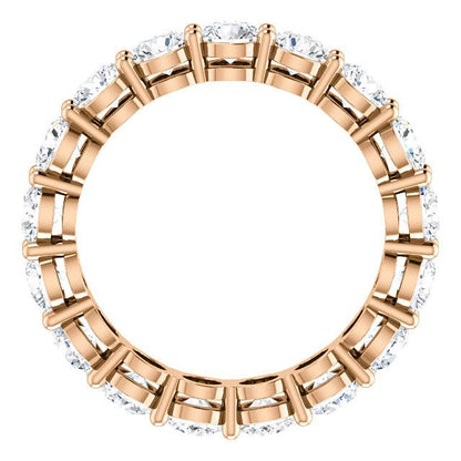 4.25ct Round Brilliant Moissanite Eternity Band - I Heart Moissanites