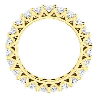 6.90ct Oval Moissanite Eternity Band - I Heart Moissanites