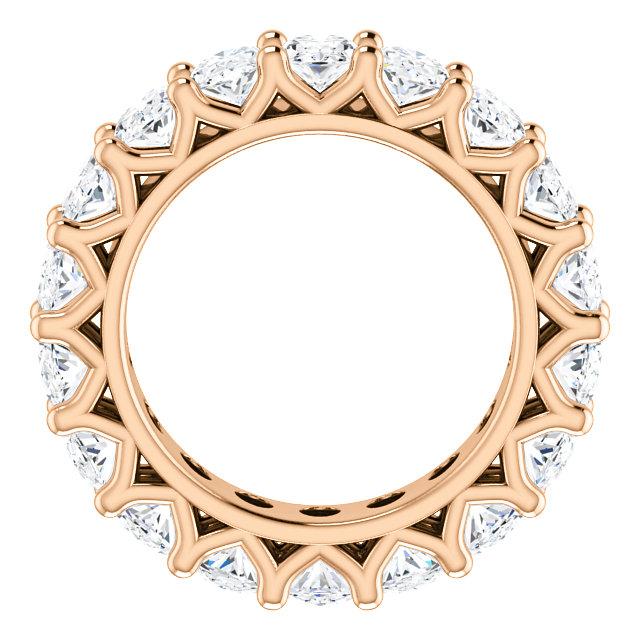 9.00ct Oval Moissanite Eternity Band - I Heart Moissanites