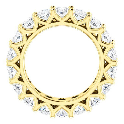 9.00ct Oval Moissanite Eternity Band - I Heart Moissanites