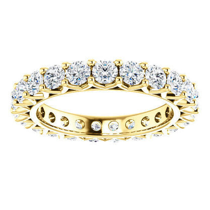 2.30ct Round Brilliant Moissanite Eternity Band - I Heart Moissanites