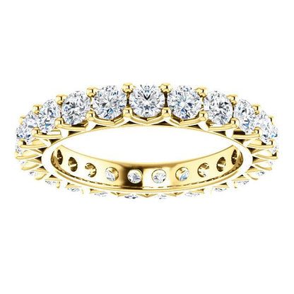 2.30ct Round Brilliant Moissanite Eternity Band - I Heart Moissanites