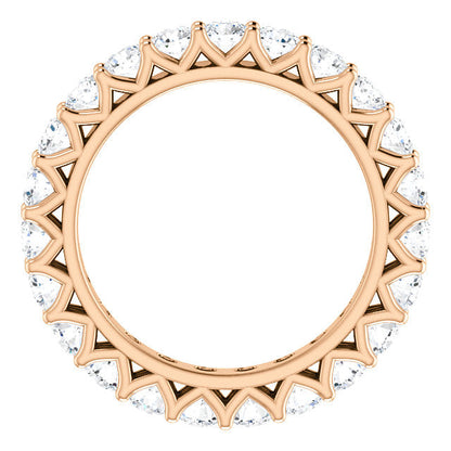 2.30ct Round Brilliant Moissanite Eternity Band - I Heart Moissanites