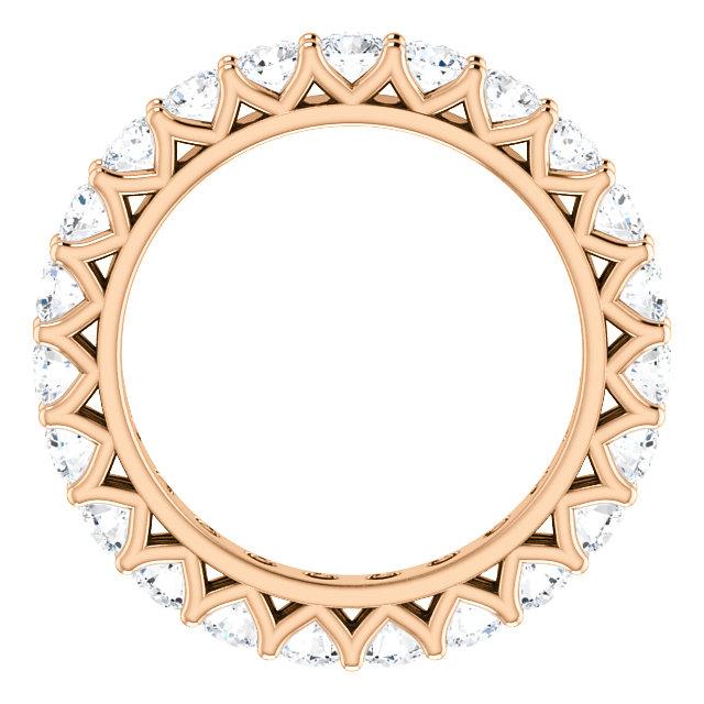 2.30ct Round Brilliant Moissanite Eternity Band - I Heart Moissanites