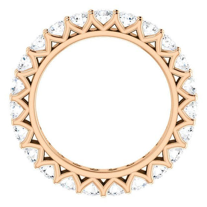 2.30ct Round Brilliant Moissanite Eternity Band - I Heart Moissanites