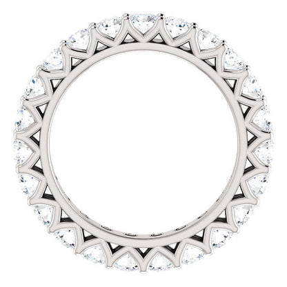 2.30ct Round Brilliant Moissanite Eternity Band - I Heart Moissanites