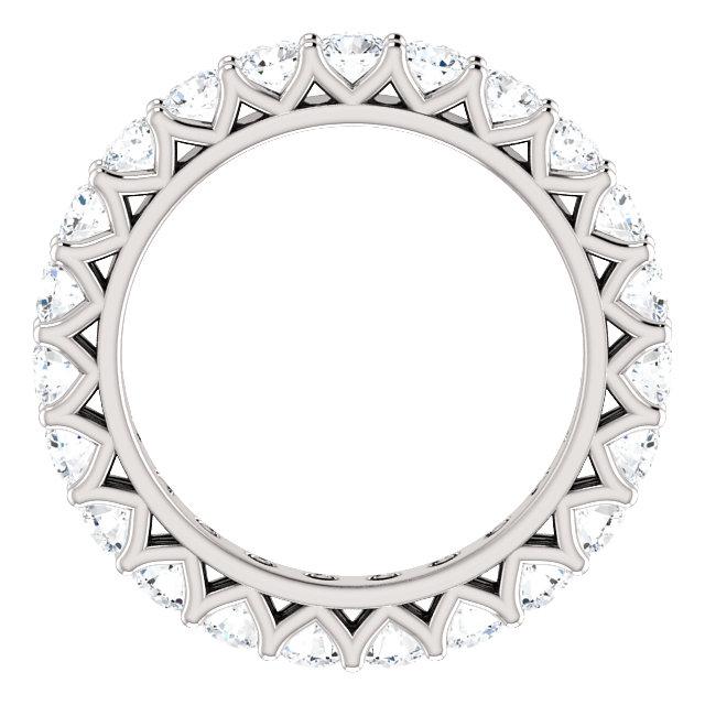 2.30ct Round Brilliant Moissanite Eternity Band - I Heart Moissanites