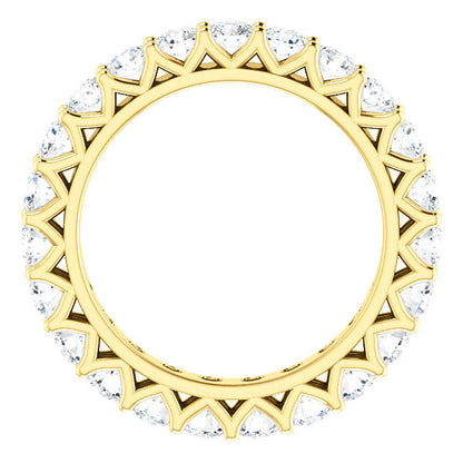 2.30ct Round Brilliant Moissanite Eternity Band - I Heart Moissanites
