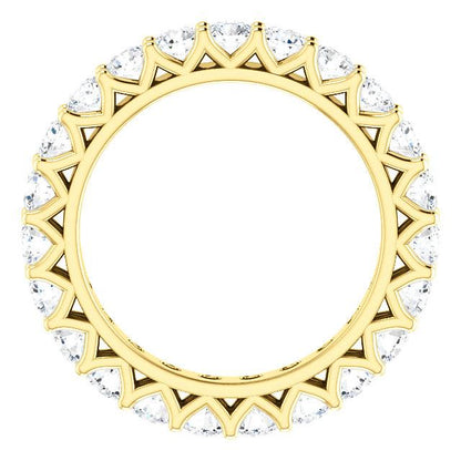 2.30ct Round Brilliant Moissanite Eternity Band - I Heart Moissanites