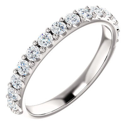 Diamond Wedding Band - I Heart Moissanites