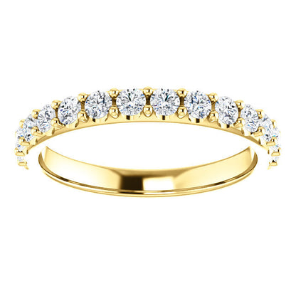 Diamond Wedding Band - I Heart Moissanites