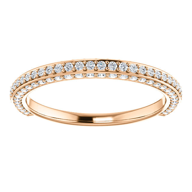 Diamond Wedding Band - I Heart Moissanites