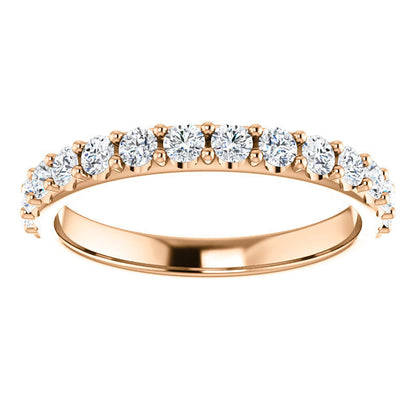 Diamond Wedding Band - I Heart Moissanites