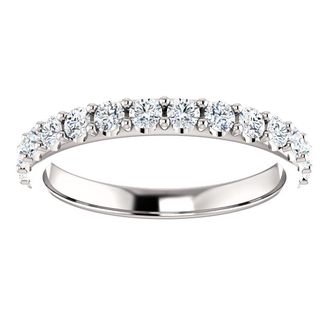 Diamond Wedding Band - I Heart Moissanites