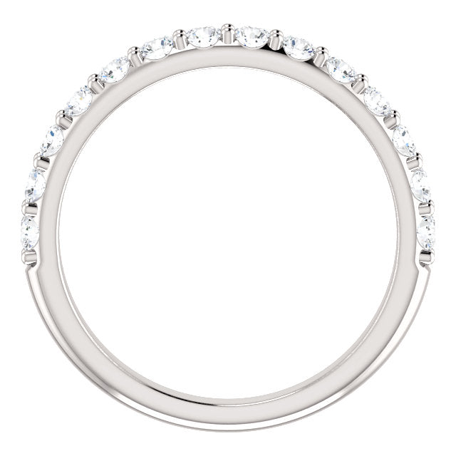 Diamond Wedding Band - I Heart Moissanites