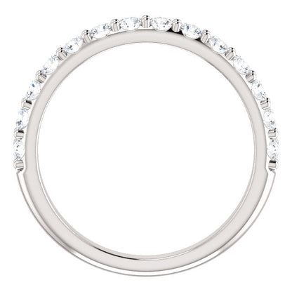 Diamond Wedding Band - I Heart Moissanites