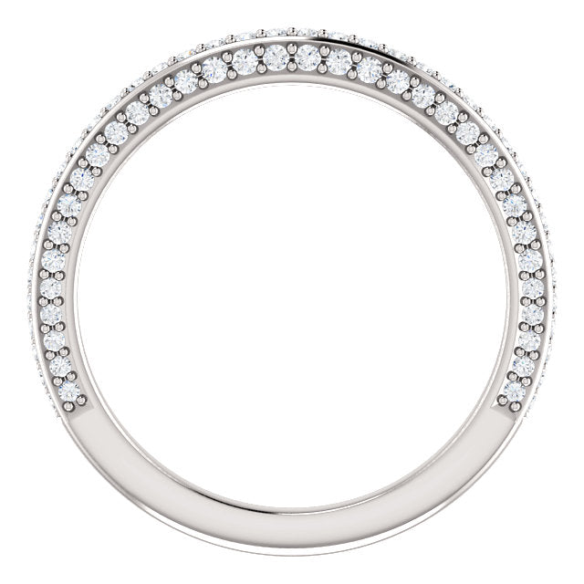 Diamond Wedding Band - I Heart Moissanites
