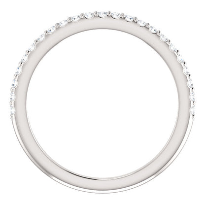 Moissanite Wedding Band - I Heart Moissanites