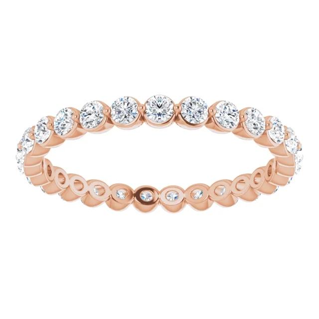Round Brilliant Lab Grown Diamond Eternity Band