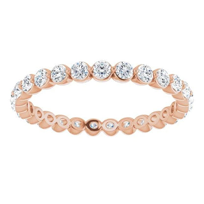 Round Brilliant Lab Grown Diamond Eternity Band