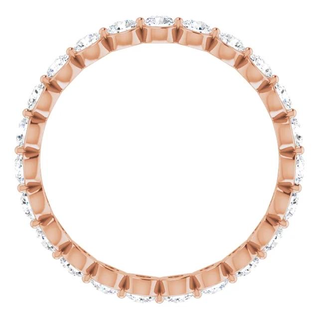 Round Brilliant Lab Grown Diamond Eternity Band