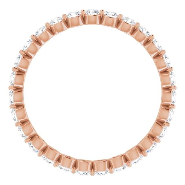 Round Brilliant Lab Grown Diamond Eternity Band