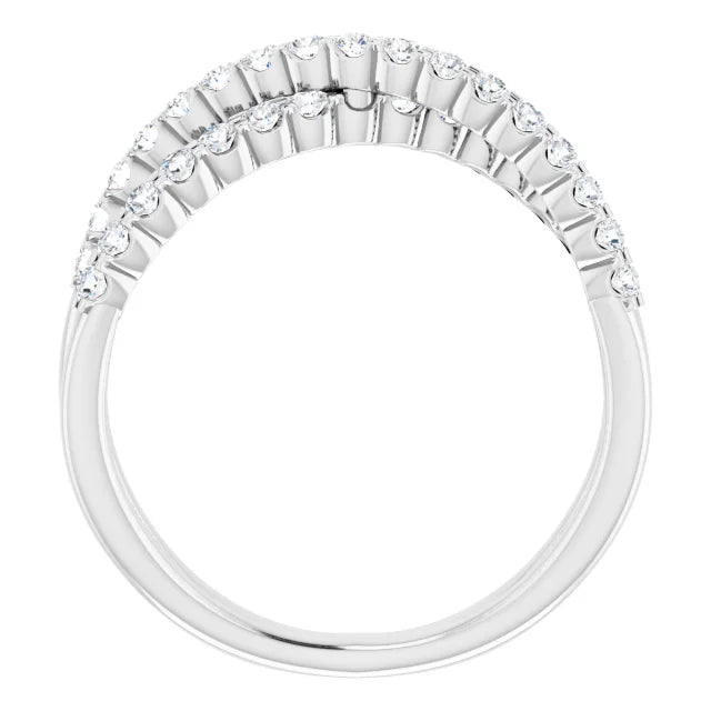 Criss Cross Style Anniversary Band