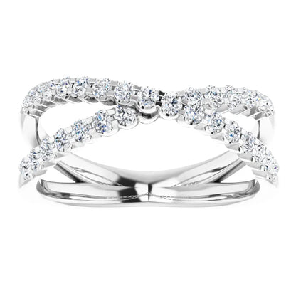 Criss Cross Style Anniversary Band