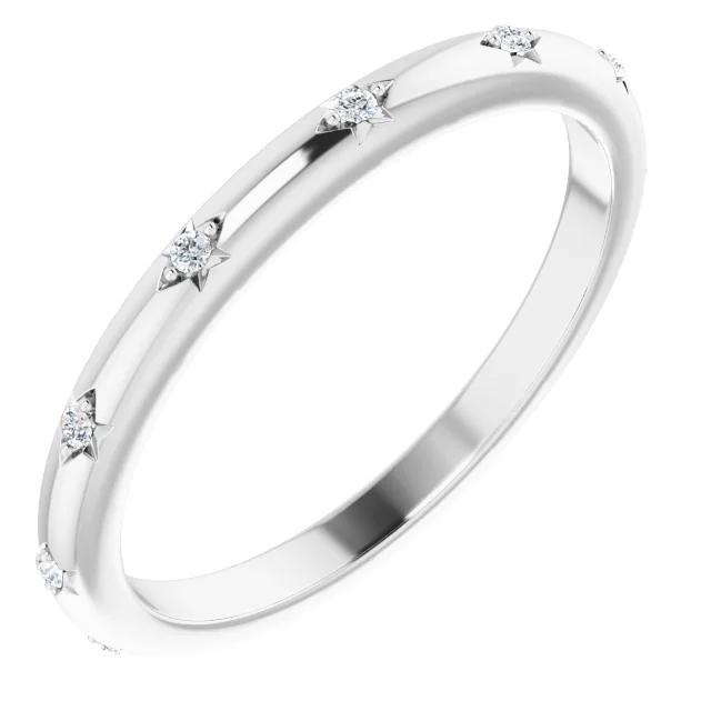 Round Brilliant Lab Grown Diamond Eternity Band