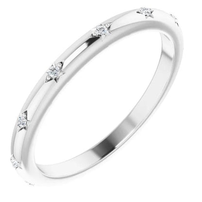Round Brilliant Lab Grown Diamond Eternity Band