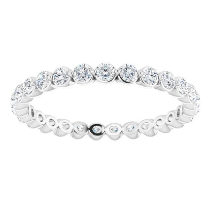 Round Brilliant Lab Grown Diamond Eternity Band