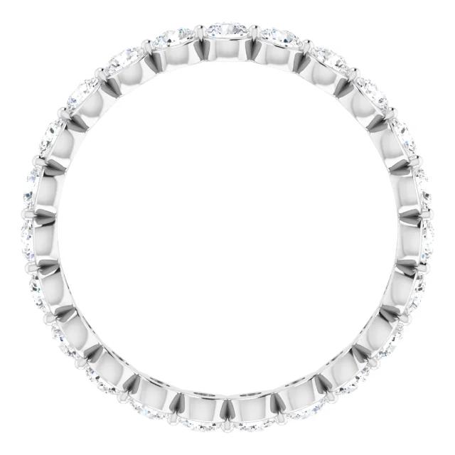 Round Brilliant Lab Grown Diamond Eternity Band