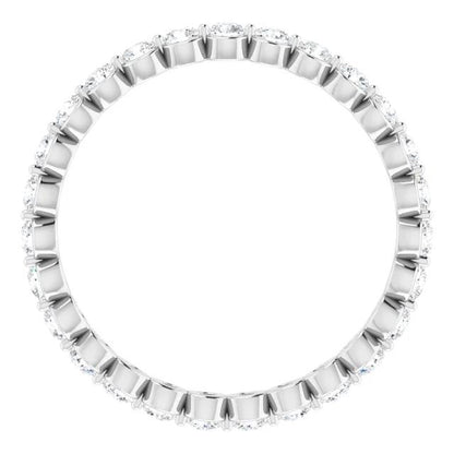 Round Brilliant Lab Grown Diamond Eternity Band