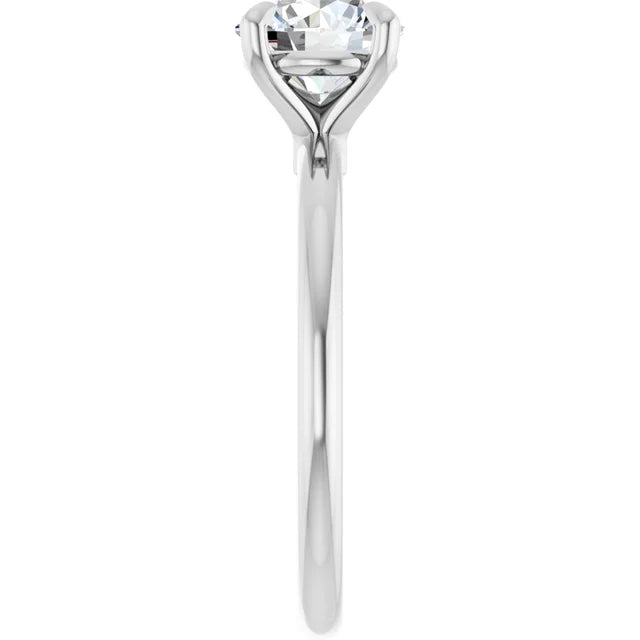 Round Brilliant White Gold Solitaire Engagement Ring