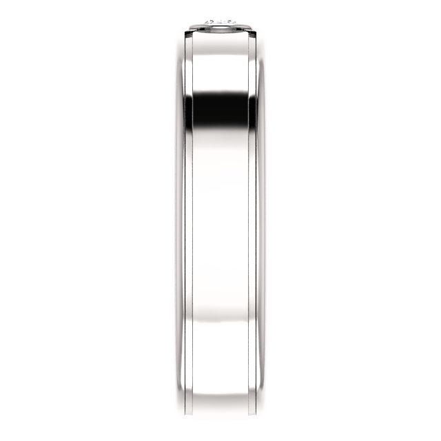 Men's Diamond Wedding Band - I Heart Moissanites