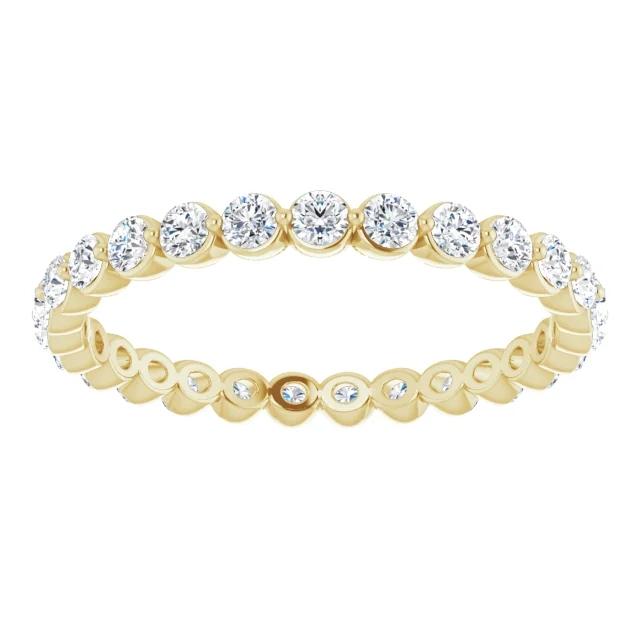 Round Brilliant Lab Grown Diamond Eternity Band