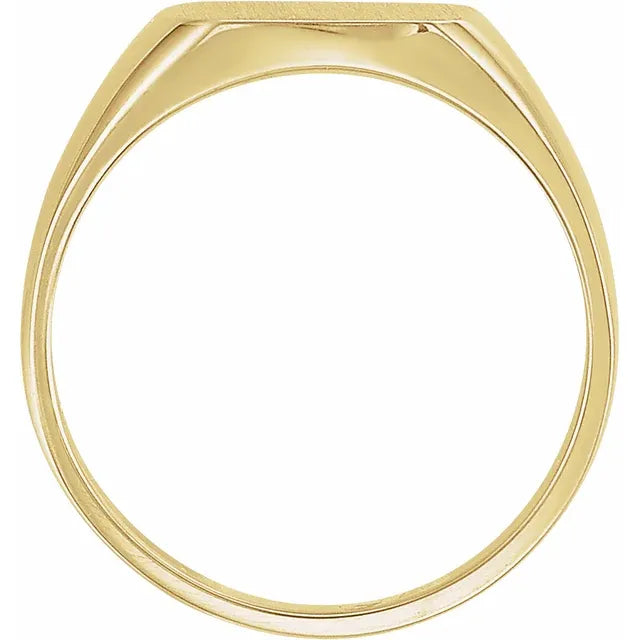 Men's Square Signet Ring