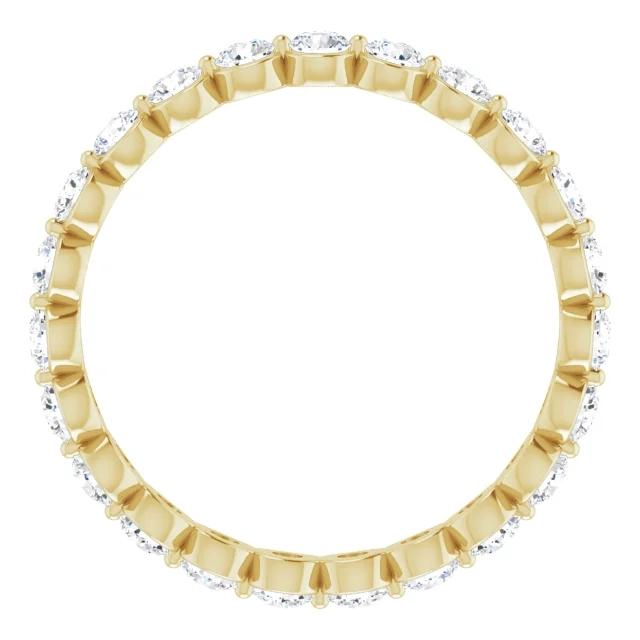 Round Brilliant Lab Grown Diamond Eternity Band
