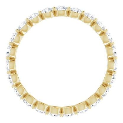 Round Brilliant Lab Grown Diamond Eternity Band