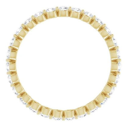 Round Brilliant Lab Grown Diamond Eternity Band