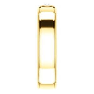 Men's Diamond Wedding Band - I Heart Moissanites
